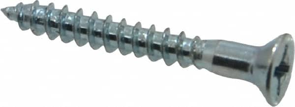 Value Collection - #10, 1-1/2" OAL, Phillips Drive, Flat Head Wood Screw - Exact Tool & Supply
