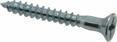 Value Collection - #10, 1-1/2" OAL, Phillips Drive, Flat Head Wood Screw - Exact Tool & Supply