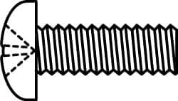 Value Collection - 3/8-16 UNC, 2-1/2" Length Under Head Phillips Drive Machine Screw - Pan Head, Grade J82 Steel, Zinc-Plated Finish, Without Washer - Exact Tool & Supply