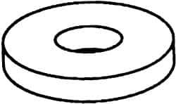 Made in USA - 1-3/8" Screw, Grade 8 Alloy Steel USS Flat Washer - 1.49" ID x 3.295" OD, 0.213" Thick, Zinc Yellow Dichromate Finish - Exact Tool & Supply