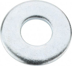 Value Collection - 5/16" Screw, Steel USS Flat Washer - 3/8" ID x 7/8" OD, 0.0781" Thick, Zinc-Plated Finish - Exact Tool & Supply