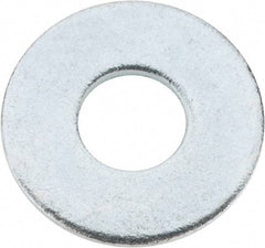 Value Collection - 3/4" Screw, Steel USS Flat Washer - 13/16" ID x 2" OD, 0.1563" Thick, Zinc-Plated Finish - Exact Tool & Supply