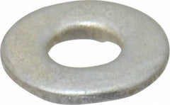 Value Collection - #8 Screw, Steel SAE Flat Washer - 3/16" ID x 7/16" OD, 3/64" Thick, Zinc-Plated Finish - Exact Tool & Supply