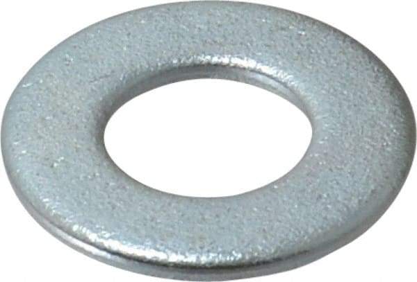 Value Collection - 1/2" Screw, Steel SAE Flat Washer - 17/32" ID x 1-1/16" OD, 3/32" Thick, Zinc-Plated Finish - Exact Tool & Supply