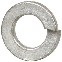 Value Collection - 5/16", 0.314" ID, 0.078" Thick Split Lock Washer - Steel, Zinc-Plated Finish, 0.314" Min ID, 0.322" Max ID, 0.583" Min OD, 0.586" Max OD - Exact Tool & Supply