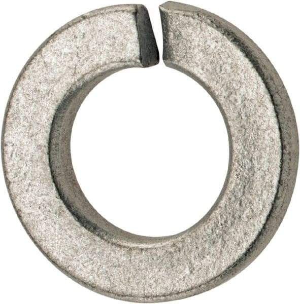 Value Collection - 3/8", 0.377" ID, 0.094" Thick Split Lock Washer - Steel, Zinc-Plated Finish, 0.377" Min ID, 0.385" Max ID, 0.68" Min OD, 0.683" Max OD - Exact Tool & Supply