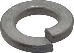 Value Collection - 7/16", 0.44" ID, 0.109" Thick Split Lock Washer - Steel, Zinc-Plated Finish, 0.44" Min ID, 0.45" Max ID, 0.776" Min OD, 0.779" Max OD - Exact Tool & Supply