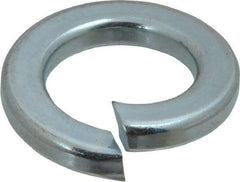 Value Collection - 7/8", 0.219" Thick Split Lock Washer - Alloy Steel, Zinc-Plated Finish, 0.878" Min ID, 0.894" Max ID, 1.459" Min OD, 1.464" Max OD - Exact Tool & Supply