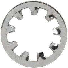 Value Collection - 3/8" Screw, 0.398" ID, Steel Internal Tooth Lock Washer - 0.692" OD, Zinc-Plated, Grade 2 - Exact Tool & Supply