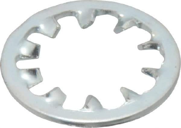 Value Collection - 7/16" Screw, 0.464" ID, Steel Internal Tooth Lock Washer - 0.789" OD, Zinc-Plated, Grade 2 - Exact Tool & Supply