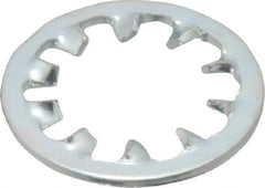 Value Collection - 7/16" Screw, 0.464" ID, Steel Internal Tooth Lock Washer - 0.789" OD, Zinc-Plated, Grade 2 - Exact Tool & Supply