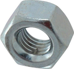 Value Collection - 9/16-12 UNC Steel Right Hand Heavy Hex Nut - 15/16" Across Flats, 0.5469" High, Zinc-Plated Finish - Exact Tool & Supply