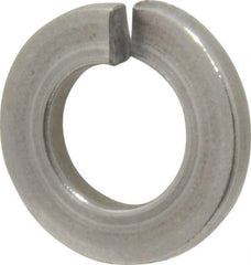 Value Collection - 1/4", 0.062" Thick Split Lock Washer - 18-8 Stainless Steel, 0.252" Min ID, 0.26" Max ID, 0.25" Min OD, 0.487" Max OD - Exact Tool & Supply