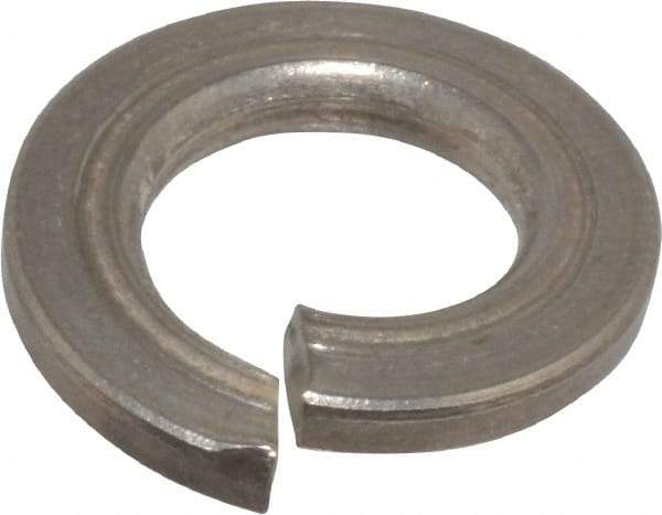 Value Collection - 3/8", 0.094" Thick Split Lock Washer - 18-8 Stainless Steel, 0.377" Min ID, 0.385" Max ID, 0.156" Min OD, 0.68" Max OD - Exact Tool & Supply