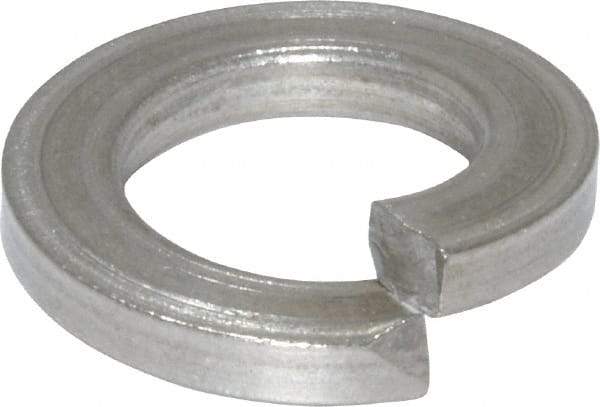 Value Collection - 1/2", 1/8" Thick Split Lock Washer - 18-8 Stainless Steel, 0.502" Min ID, 0.512" Max ID, 0.869" Max OD - Exact Tool & Supply