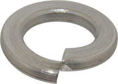 Value Collection - 5/8", 0.156" Thick Split Lock Washer - 18-8 Stainless Steel, 0.635" Min ID, 0.65" Max ID, 1.079" Min OD, 1.093" Max OD - Exact Tool & Supply