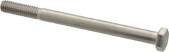 Value Collection - 5/16-18 UNC, 4" Length Under Head Hex Head Cap Screw - Grade 18-8 Stainless Steel, 1/2" Hex - Exact Tool & Supply
