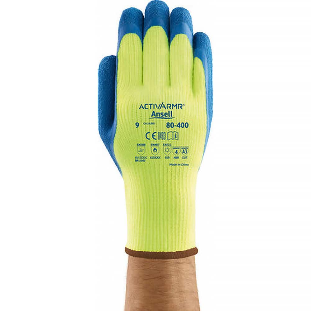 Ansell - Work & General Purpose Gloves; Application: General Purpose ; Coated Area: Palm & Fingers ; Men's Size: 11 ; Hand: Paired ; FDA Approved: NonFDA Approved ; Cuff Type: Knit Wrist - Exact Tool & Supply