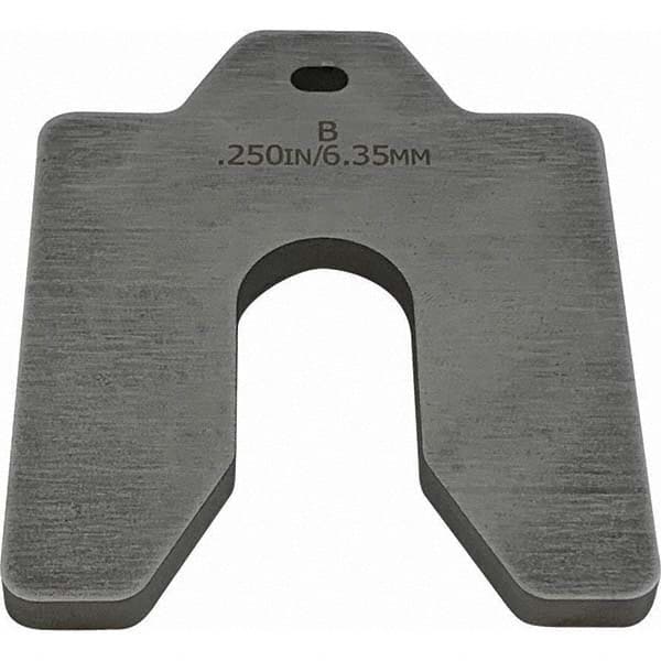 Maudlin Products - Metal Shim Stock Type: Slotted Shim Material: Stainless Steel - Exact Tool & Supply