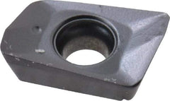 Seco - XOMX060204 M05 Grade MP3000 Carbide Milling Insert - TiAlN Finish, 0.096" Thick, 0.016" Corner Radius - Exact Tool & Supply