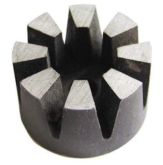 Eclipse - 1-1/4" OD x 1-3/8" High, 2 Pole Alnico Rotor Magnet - 5/16" Hole Diam, 23 Lb Max Holding Capacity, 1,022°F Max Operating Temp - Exact Tool & Supply