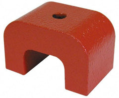Eclipse - 1/4" Hole Diam, 2-5/8" Overall Width, 15/16" Deep, 2-1/4" High, Alnico Power Magnets - 1,022°Fahrenheit Max Operating Temp - Exact Tool & Supply
