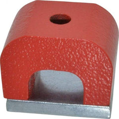Eclipse - 3/16" Hole Diam, 1-1/8" Overall Width, 3/4" Deep, 3/4" High, Alnico Power Magnets - 1,022°Fahrenheit Max Operating Temp - Exact Tool & Supply