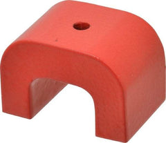 Eclipse - 1 Hole, 3/16" Hole Diam, 1-3/16" Overall Width, 1-49/64" Deep, 1-3/16" High, Alnico Power Magnets - 0.44" Pole Width, 550°C Max Operating Temp, Grade 5 Alnico - Exact Tool & Supply