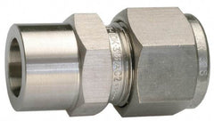 Ham-Let - 1/2" OD, Grade 316Stainless Steel Union - Comp x Socket Weld Ends - Exact Tool & Supply
