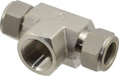 Ham-Let - 3/4" OD, Grade 316Stainless Steel Female Branch Tee - Comp x Comp x FNPT Ends - Exact Tool & Supply