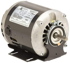US Motors - 1/3 hp, ODP Enclosure, Auto Thermal Protection, 1,725 RPM, 115 Volt, 60 Hz, Industrial Electric AC/DC Motor - Size 56 Frame, Cradle Mount, 2 Speed, SAB Bearings, 6.4/4.0 Full Load Amps, B Class Insulation, Reversible - Exact Tool & Supply