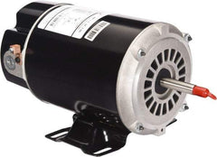 US Motors - 1 hp, ODP Enclosure, Auto Thermal Protection, 3,450 RPM, 115 Volt, 60 Hz, Industrial Electric AC/DC Motor - Size 48 Frame, Thru Bolt Mount, 1 Speed, Ball/SAB Bearings, 10.0 Full Load Amps, B Class Insulation, CCW Drive End - Exact Tool & Supply