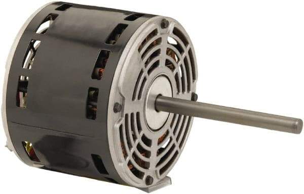 US Motors - 1/4 hp, ODP Enclosure, Auto Thermal Protection, 1,625 RPM, 460 Volt, 50 Hz, Industrial Electric AC/DC Motor - Size 48 Frame, Stud Mount, 2 Speed, Ball Bearings, 0.8 Full Load Amps, B Class Insulation, CCW Lead End Rev - Exact Tool & Supply