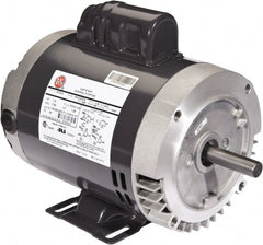 US Motors - 1/3 hp, ODP Enclosure, Auto Thermal Protection, 3,450 RPM, 115/208-230 & 110/220 Volt, 60 Hz, Industrial Electric AC/DC Motor - Exact Tool & Supply