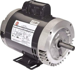 US Motors - 1 hp, ODP Enclosure, Auto Thermal Protection, 1,725 RPM, 115/208-230 Volt, 60 Hz, Industrial Electric AC/DC Motor - Size 56 Frame, J-Face/Base Mount, 1 Speed, Ball Bearings, 15.2/7.7-7.6 Full Load Amps, B Class Insulation, CCW Drive End - Exact Tool & Supply