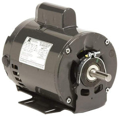 US Motors - 1/2 hp, ODP Enclosure, No Thermal Protection, 1,725 RPM, 208-230/460 Volt, 60 Hz, Three Phase Standard Efficient Motor - Size 56 Frame, Cradle Mount, 1 Speed, Ball Bearings, 2.1-2.2/1.1 Full Load Amps, B Class Insulation, Reversible - Exact Tool & Supply