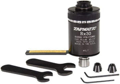 Tapmatic - Model RX30, No. 0 Min Tap Capacity, 1/4 Inch Max Mild Steel Tap Capacity, JT6 Mount Tapping Head - 21600 (J116), 21700 (J117) Compatible, Includes Tap Clamping Wrenches and 2 collets, for Manual Machines - Exact Tool & Supply