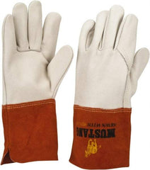 MCR Safety - Size M Unlined Leather Welding Glove - Wing Thumb - Exact Tool & Supply