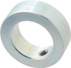 Climax Metal Products - 1-5/8" Bore, Steel, Set Screw Shaft Collar - 2-1/2" Outside Diam, 13/16" Wide - Exact Tool & Supply