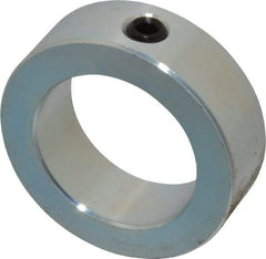 Climax Metal Products - 1-11/16" Bore, Steel, Set Screw Shaft Collar - 2-1/2" Outside Diam, 13/16" Wide - Exact Tool & Supply