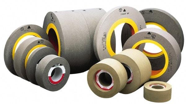 Camel Grinding Wheels - 24" Diam x 12" Hole x 8" Wide Centerless & Cylindrical Grinding Wheel - 60 Grit, Silicon Carbide, Type 1, Medium Grade, Vitrified Bond, No Recess - Exact Tool & Supply