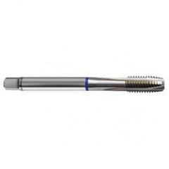 M12x1.75 6H 3-Flute PM Cobalt Blue Ring Spiral Point Plug Tap-Bright - Exact Tool & Supply