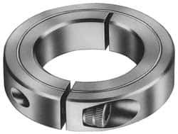 Climax Metal Products - 80mm Bore, Steel, One Piece Clamp Collar - 4-1/4" Outside Diam - Exact Tool & Supply