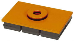 Mason Ind. - 12" Long x 10" Wide x 1" Thick, Neoprene & Steel, Machinery Leveling Pad & Mat - 6,000 Lb Max Load - Exact Tool & Supply