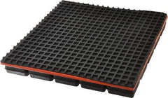 Mason Ind. - 10" Long x 10" Wide x 1-1/4" Thick, Neoprene & Steel, Machinery Leveling Pad & Mat - 5,000 Lb Max Load - Exact Tool & Supply