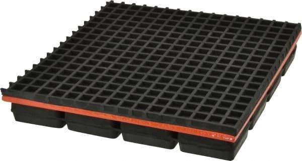 Mason Ind. - 8" Long x 8" Wide x 1-1/4" Thick, Neoprene & Steel, Machinery Leveling Pad & Mat - 3,200 Lb Max Load - Exact Tool & Supply