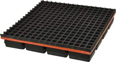 Mason Ind. - 8" Long x 8" Wide x 1-1/4" Thick, Neoprene & Steel, Machinery Leveling Pad & Mat - 3,200 Lb Max Load - Exact Tool & Supply