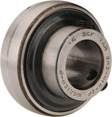 SKF - 5/8" ID x 1.5748" OD, 1,650 Lb Dynamic Capacity, Insert Bearing Insert Bearing - 0.4724" Race Width, 1,070 Lb Static Capacity - Exact Tool & Supply
