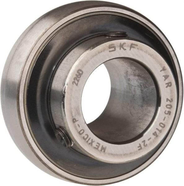 SKF - 7/8" ID x 2.0472" OD, 2,430 Lb Dynamic Capacity, Insert Bearing Insert Bearing - 0.5906" Race Width, 1,750 Lb Static Capacity - Exact Tool & Supply