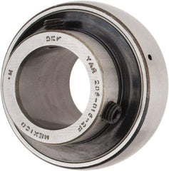 SKF - 15/16" ID x 2.0472" OD, 2,430 Lb Dynamic Capacity, Insert Bearing Insert Bearing - 0.5906" Race Width, 1,750 Lb Static Capacity - Exact Tool & Supply